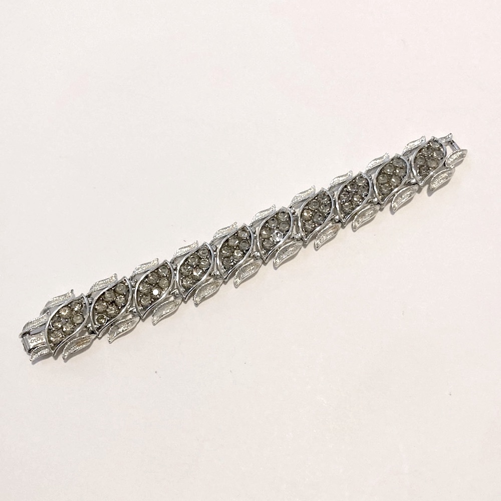 Blinged out art deco wrap bracelet from 1950’s estate.